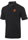 Main image for Mens USC Trojans Black Columbia Heat Seal Even Lie Short Sleeve Polo Shirt
