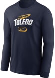 Main image for Mens Toledo Rockets Navy Blue Nike Legend Long Sleeve T-Shirt