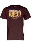 Main image for Minnesota Golden Gophers Maroon Blue 84 2025 Rate Bowl Short Sleeve T Shirt