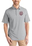 Main image for Mens Indiana Hoosiers Grey Cutter and Buck 2025 CFP National Champions Virtue Eco Pique Short Slee..
