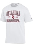 Main image for Champion Oklahoma Sooners White Est. Date Grandpa Jersey Short Sleeve T Shirt