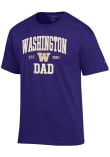Main image for Washington Huskies Purple Champion Est Date Dad Jersey Short Sleeve T Shirt