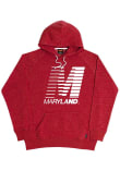Main image for Mens Maryland Terrapins Red SLAM Big Logo Long Sleeve Fashion Hood