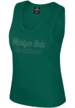 Main image for Womens Michigan State Spartans Green Colosseum Thropp Tank Top
