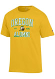 Main image for Oregon Ducks Yellow Champion Est Alumni Jersey Short Sleeve T Shirt
