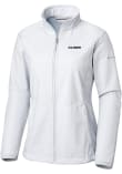 Main image for Womens Illinois Fighting Illini White Columbia Heat Seal Kruser Ridge Light Weight Jacket
