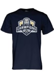 Main image for Akron Zips Navy Blue Blue 84 2026 MAC Softball Tournament Champions Locker Room Short Sleeve T Shi..