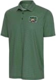 Main image for Mens Ohio Bobcats Green Antigua Trellis Short Sleeve Polo Shirt