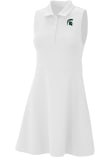Main image for Womens Michigan State Spartans White Columbia Heat Seal Match Short Sleeve Dress