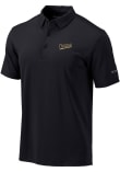 Main image for Mens Purdue Boilermakers Black Columbia Vault Heat Seal Omni Wick Drive Short Sleeve Polo Shirt