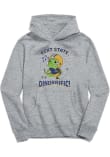 Main image for Toddler Kent State Golden Flashes Grey Vive La Fete Dino-Riffic Long Sleeve Hooded Sweatshirt