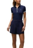 Main image for Womens Arizona Wildcats Navy Blue Greyson Luxe Scarlett Short Sleeve Polo Shirt Elevated