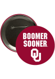 Toppa Ricamata Oklahoma Sooners 3x1,5 Pollici - Ferro Applicabile, Boomer - Foto 4