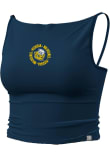 Main image for Womens Michigan Wolverines Navy Blue Champion High Neck Tank Top