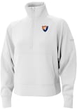 Main image for Womens Illinois Fighting Illini White Columbia Vault Heat Seal Wickham Hills Qtr Zip Pullover
