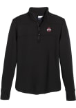 Main image for Womens Ohio State Buckeyes Black Vineyard Vines Dreamcloth Shep Shirt Qtr Zip