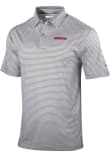 Main image for Mens Arizona Wildcats Grey Columbia Heat Seal Golden Hills Short Sleeve Fashion Polo