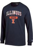 Main image for Mens Illinois Fighting Illini Navy Blue Champion Class of 2025 Pill Jersey Tee