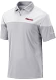 Main image for Mens Arizona Wildcats Grey Columbia Heat Seal Omni Wick Best Ball Short Sleeve Fashion Polo