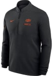 Main image for Mens Oklahoma State Cowboys Black Nike Military Appreciation Qtr Zip Pullover
