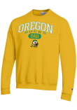 Main image for Mens Oregon Ducks Yellow Champion Dad Pill Powerblend Crew Sweatshirt