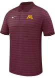Main image for Mens Minnesota Golden Gophers Maroon Nike Primary Logo Short Sleeve Polo Shirt