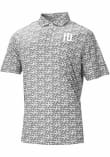 Main image for Mens Indiana Hoosiers Grey Columbia Heat Seal Catchy Swing Short Sleeve Polo Shirt