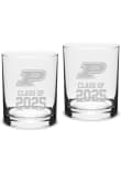 Main image for White Purdue Boilermakers Class of 2025 Set of 2 Rock Glass
