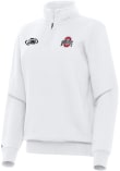 Main image for Womens Ohio State Buckeyes White Antigua 2025 Big Ten Football Championship Qtr Zip