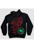 Main image for Mens Ohio State Buckeyes Black GV Art + Design Neon Brutus Long Sleeve Fashion Hood