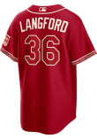 Wyatt Langford Texas Rangers Mens Red City Connect 2.0 Limited