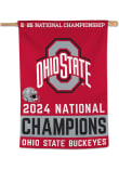 Main image for Red Ohio State Buckeyes 2024 Football National Champions 28x40 Banner