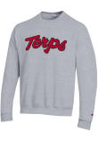 Main image for Mens Maryland Terrapins Grey Champion Embroidered Terps Script Crew Sweatshirt