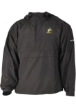 Main image for Mens Oregon Ducks Black Columbia Heat Seal Prodigy Qtr Zip Pullover
