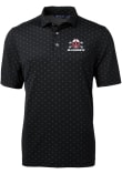 Main image for Mens Nebraska Cornhuskers Black Cutter and Buck Tile Print Blackshirts Short Sleeve Polo Shirt