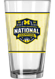 Main image for White Michigan Wolverines 16oz Wrap 2026 MBB National Champion Pint Glass