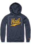 Main image for Mens Michigan Wolverines Navy Blue The Mitten State Vintage Hail Hooded Sweatshirt