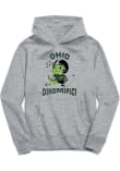 Main image for Toddler Ohio Bobcats Grey Vive La Fete Dino-Riffic Long Sleeve Hooded Sweatshirt