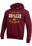 Main image for Mens Minnesota Golden Gophers Maroon Champion Vault Logo Hooded Sweatshirt