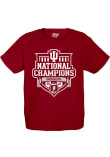 Main image for Youth Indiana Hoosiers Crimson Blue 84 2025 College Football National Champions School Logo Short..