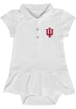 Main image for Baby Girls White Indiana Hoosiers Caroline Short Sleeve Dress