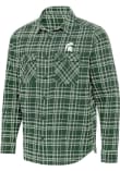 Main image for Mens Michigan State Spartans Green Antigua Private Long Sleeve Dress Shirt