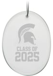 Main image for White Michigan State Spartans Class of 2025 Oval Ornament