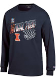 Main image for Mens Illinois Fighting Illini Navy Blue Champion MBB Final Four 2026 Jersey Tee