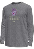 Main image for Under Armour James Madison Dukes Grey Stacked Logo Tech Stretch Long Sleeve T-Shirt