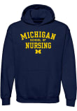 Main image for Mens Navy Blue Michigan Wolverines School of Nursing Hooded Sweatshirt