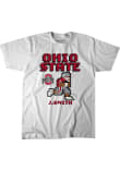 Main image for Jeremiah Smith BreakingT Mens White Ohio State Buckeyes Retro Baller Fashion Player T Shirt