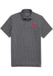 Main image for Mens Nebraska Cornhuskers Black Vineyard Vines Houndstooth Short Sleeve Fashion Polo