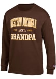 Main image for Mens Western Michigan Broncos Brown Champion Est. Date Grandpa Jersey Tee
