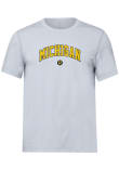 Main image for Michigan Wolverines Silver lululemon Soft Jersey Short Sleeve Short Sleeve T Shirt